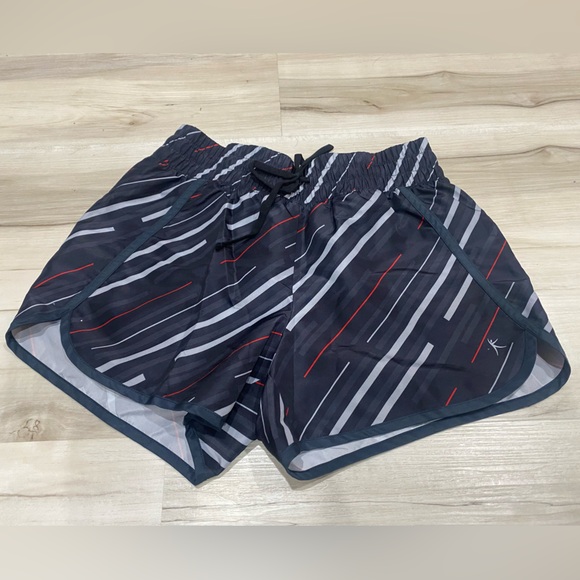 Danskin Now Pants - Danskin Now Running Shorts Small Black Gray Red Stripe Athletic Gym